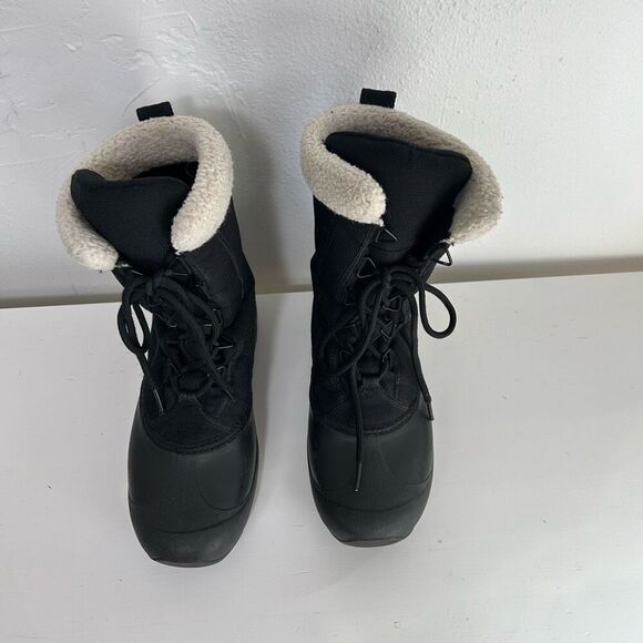 Sorel tall winter rubber snow boots size 9 - Picture 3 of 9